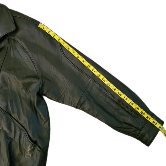 Women's Verducci Leather Thermolite Coat Jacket. Removable Lining. Large - Picture 9 of 13